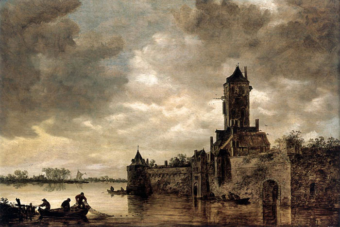 Castle by a River 